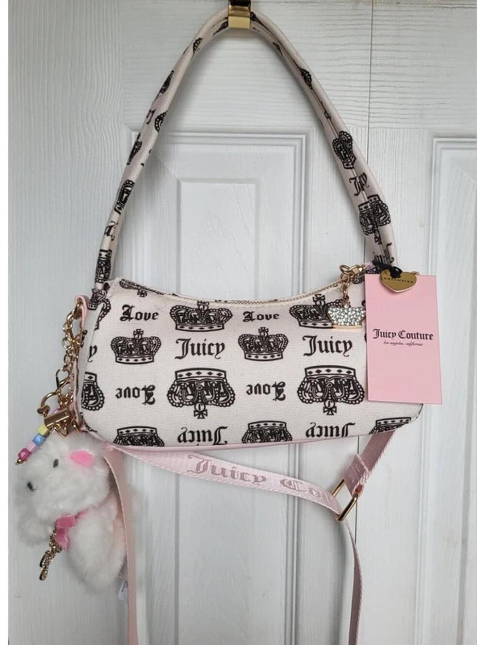 NWT Juicy Couture Festival Scottie Dog Charm Shoulder Bag Crossbody